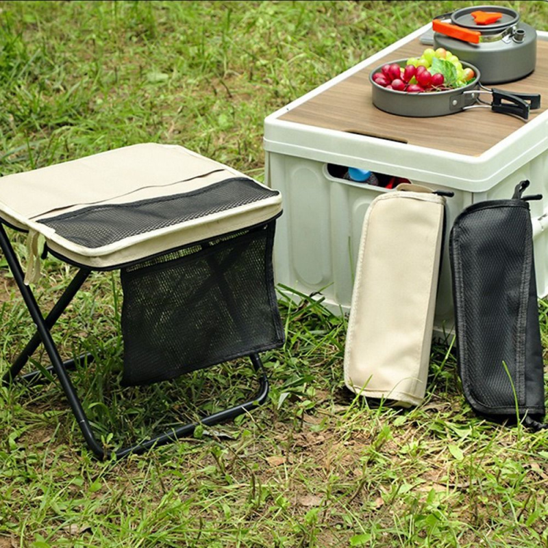 Foldable Backpack Small - Opvouwbare rugzakkruk Draagbare lichtgewicht buitenstoel met