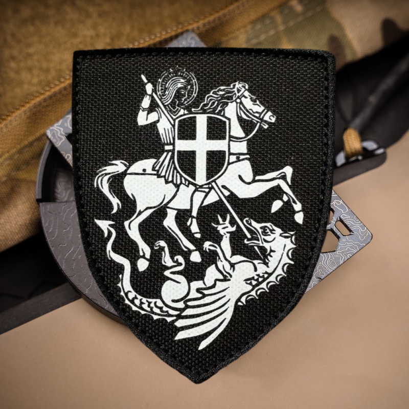 Urban Backpack Tactical - Saint George's Print Patch op kleding