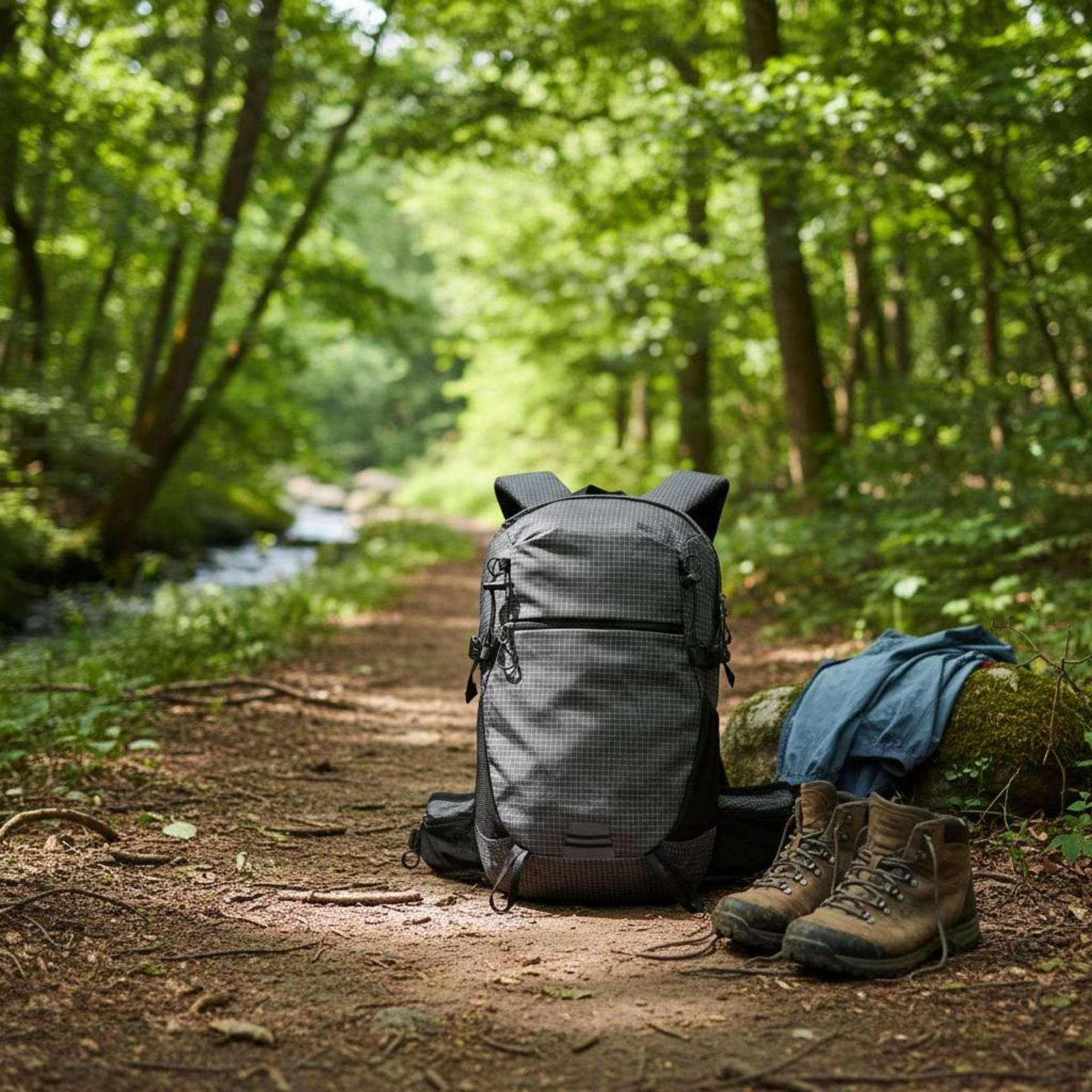 Hiking Backpack Waterproof - Outdoor-wandelrugzak met compressieriemen, waterdichte dagrugzak voor