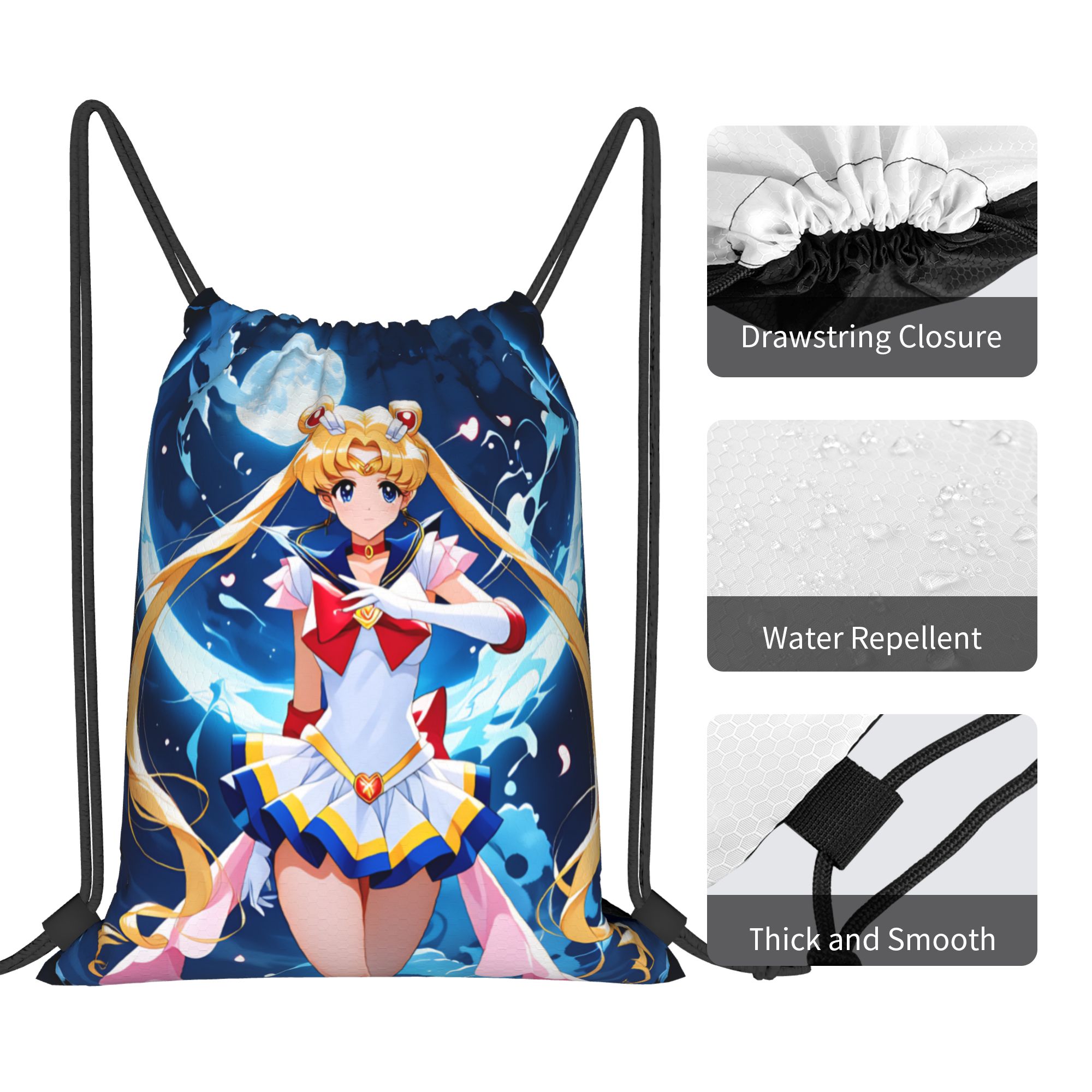 Aangepaste S-Sailors Moons tas - Drawstring Gym Bag recensie en prijs