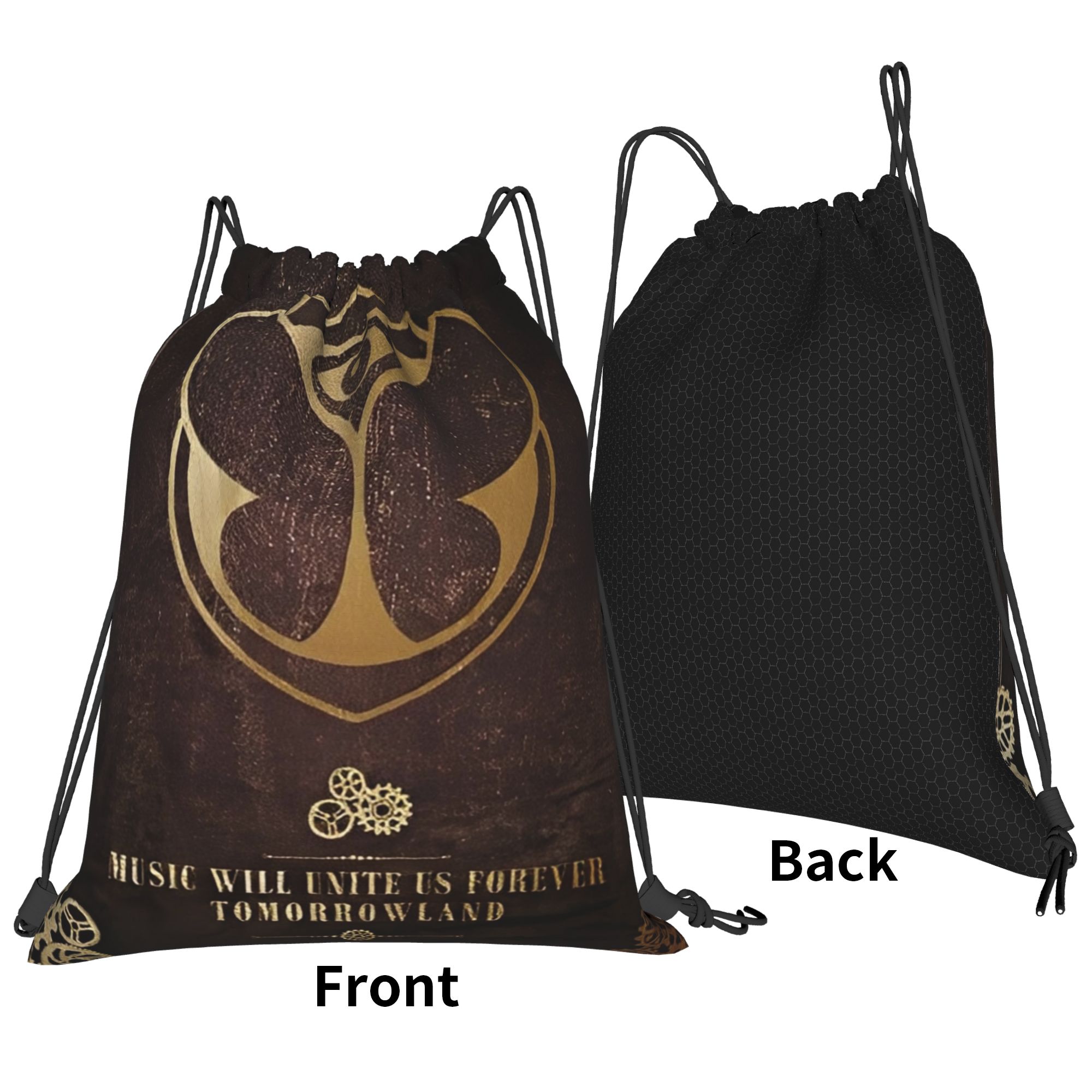 Tomorrowlands tassen met trekk - Drawstring Gym Bag recensie en prijs