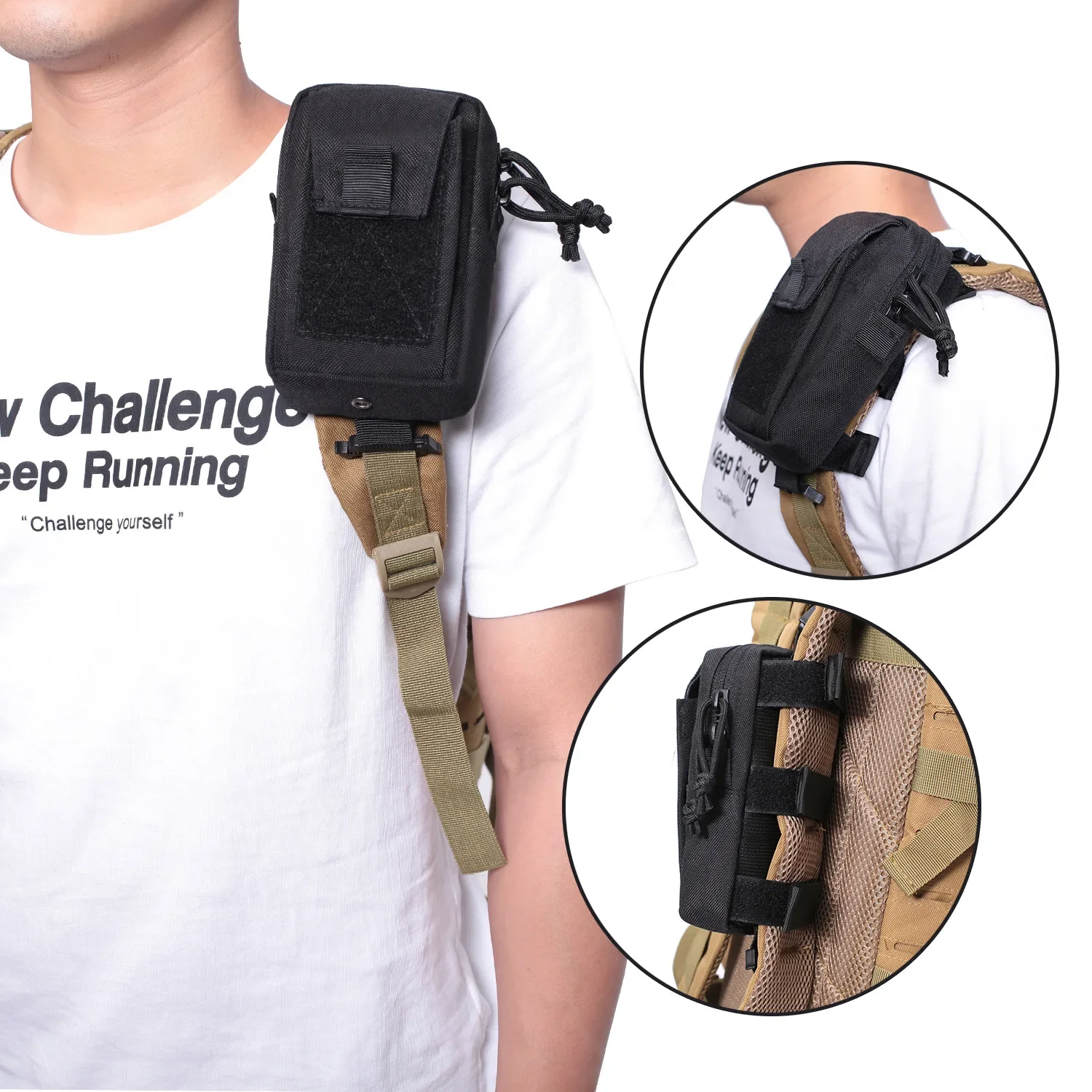 Molle Rugzakriem Telefoonhoude - Backpack Insert Organizer recensie en prijs