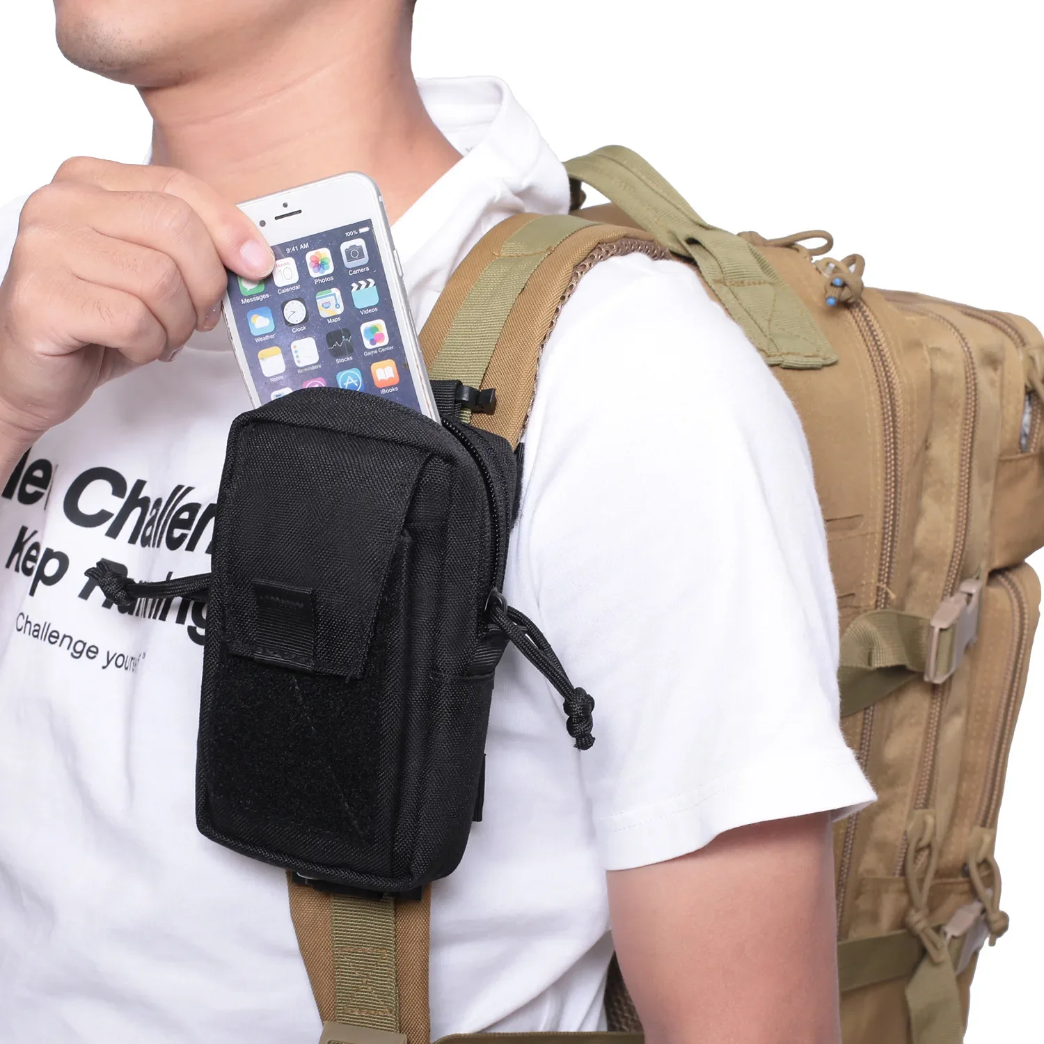 Molle Rugzakriem Telefoonhoude - Backpack Insert Organizer recensie en prijs