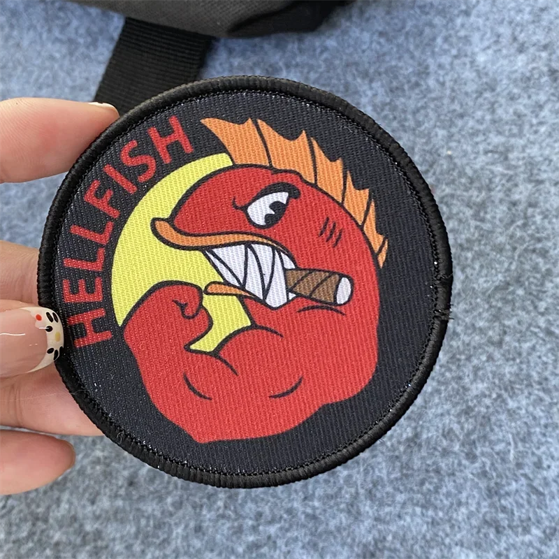 HELLFISH Logo Print Patch Klit - Urban Backpack Tactical recensie en prijs
