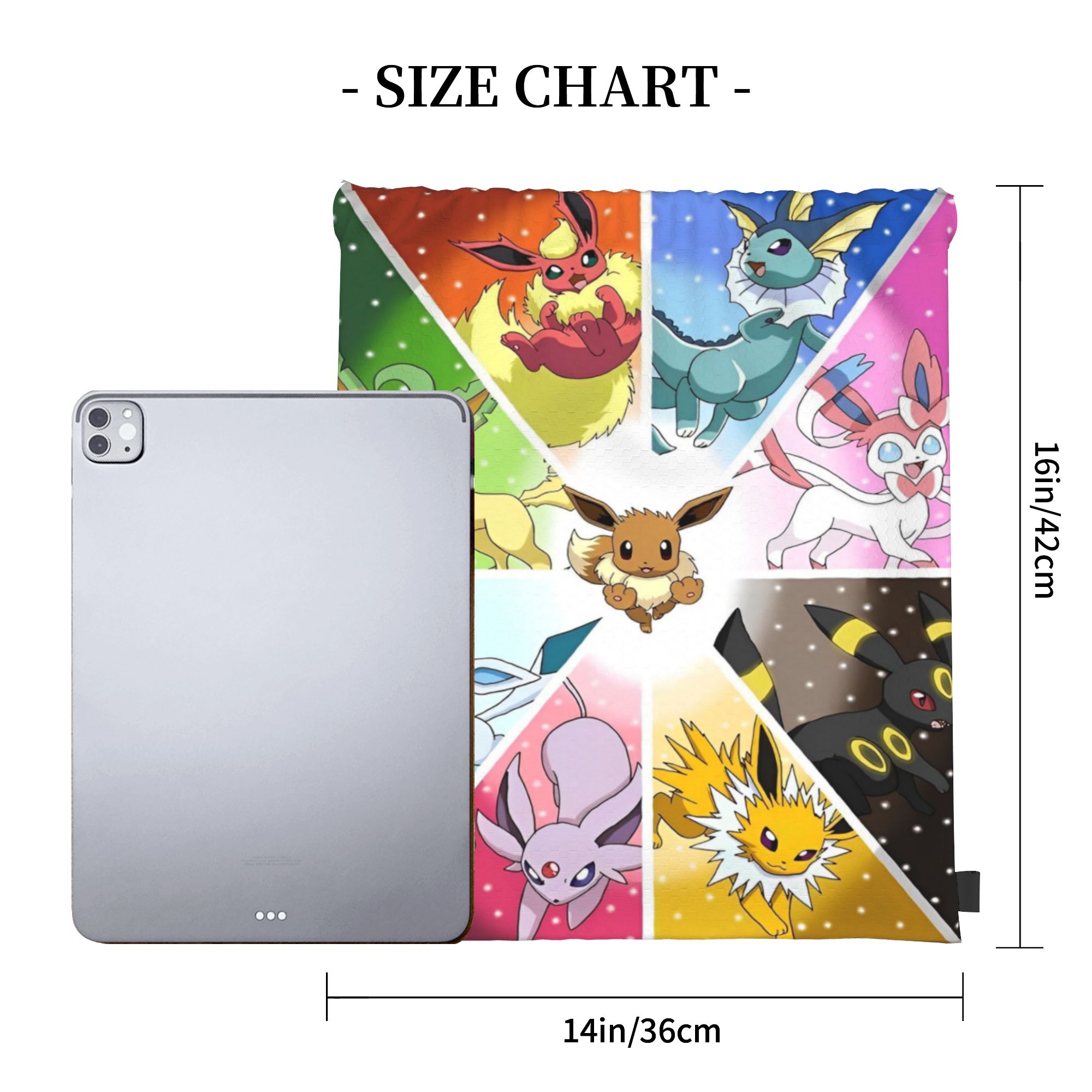Jaren 90 Anime Poke-Mon Rugzak - Drawstring Gym Bag recensie en prijs