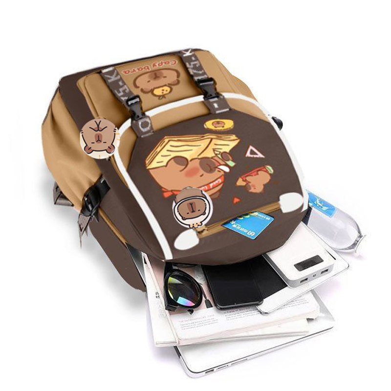 Kawaii Capybara Stijlvolle Kak - School Backpack Teen recensie en prijs