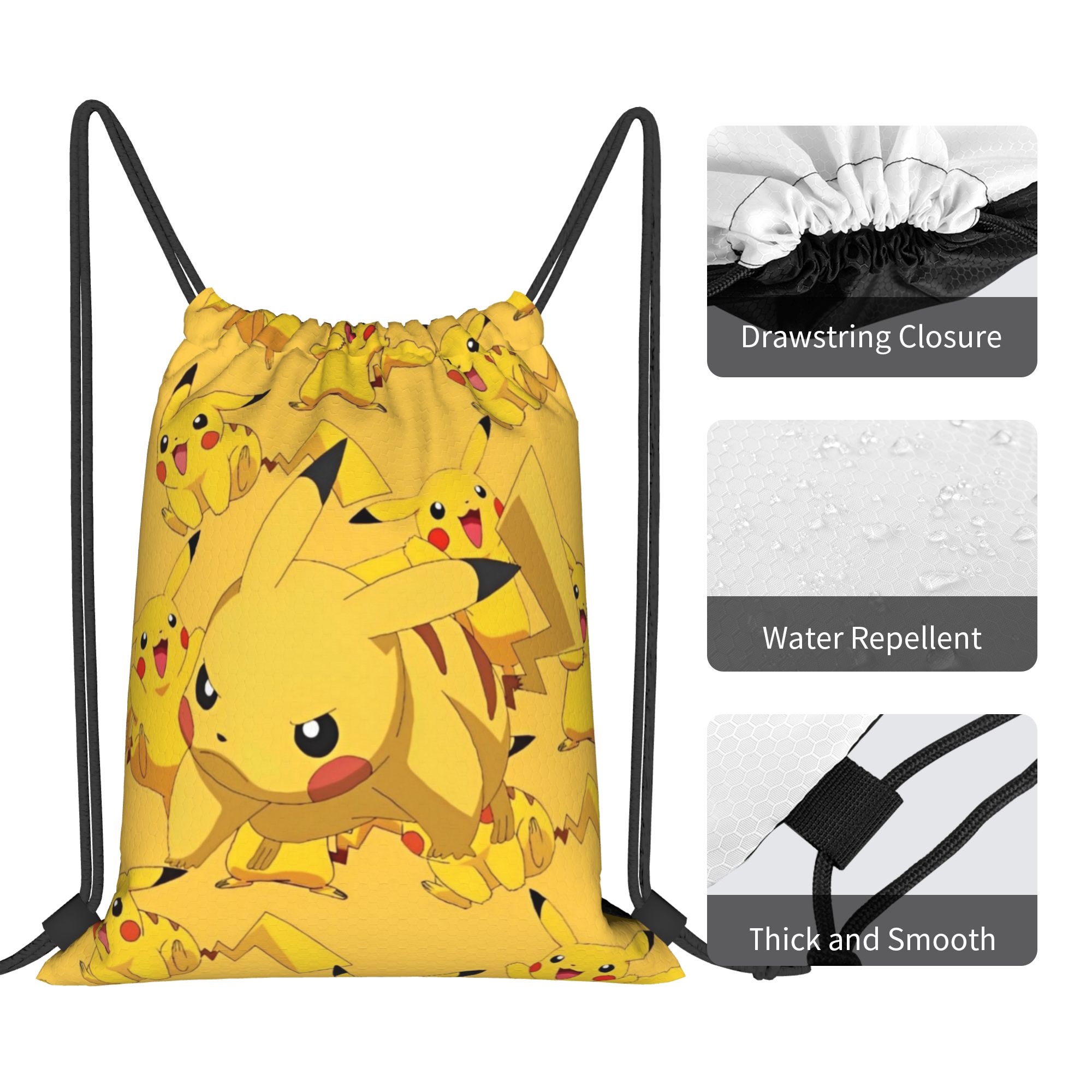 Jaren 90 Anime Poke-Mon Rugzak - Drawstring Gym Bag recensie en prijs