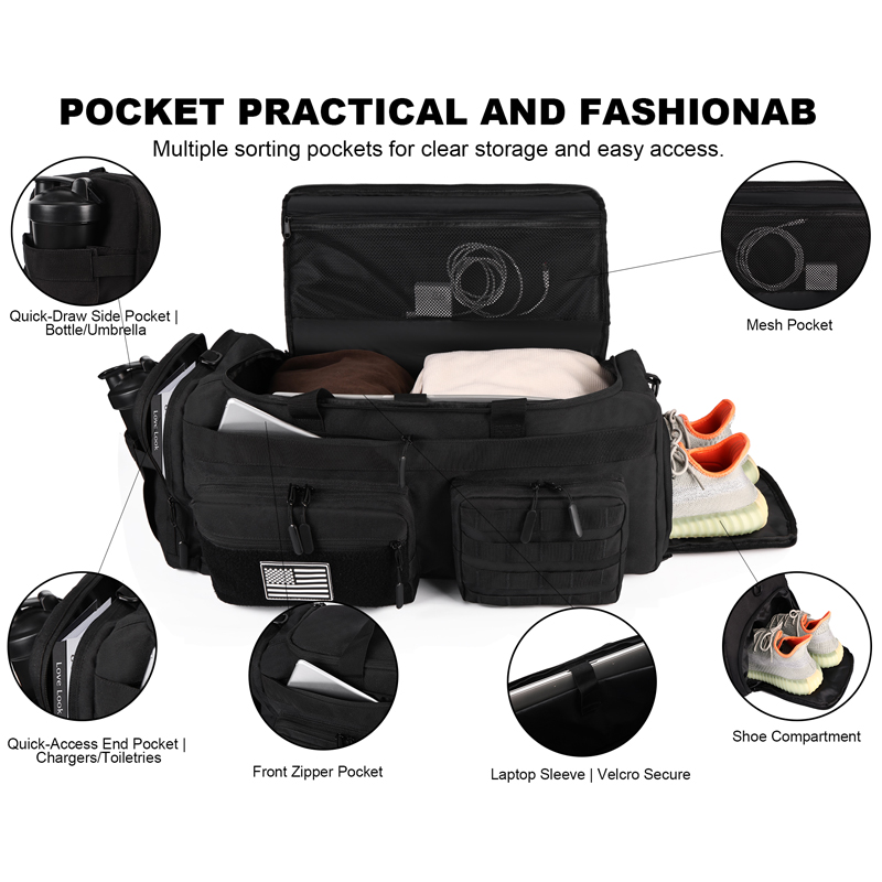 LHI 50L 3-in-1 reistas heren g - Urban Backpack Tactical recensie en prijs