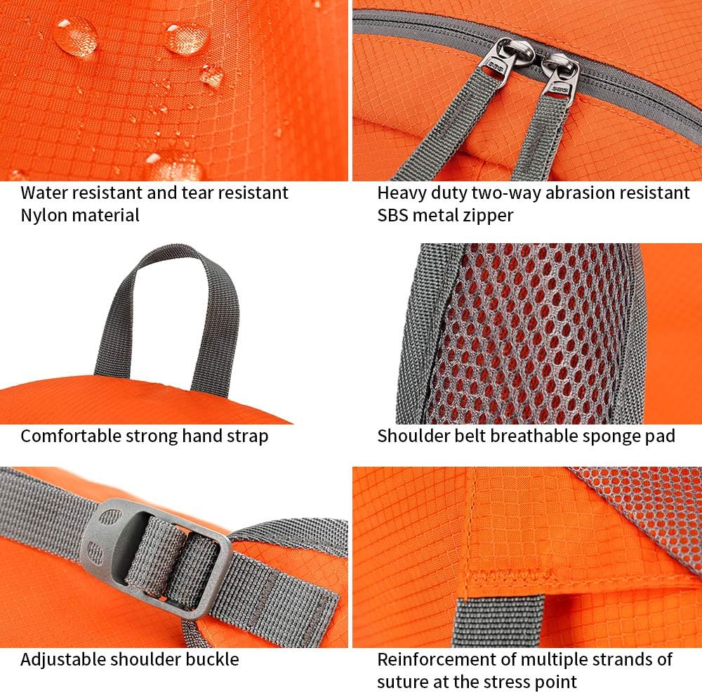 FENGDONG 35L lichtgewicht opvo - Foldable Backpack Small recensie en prijs