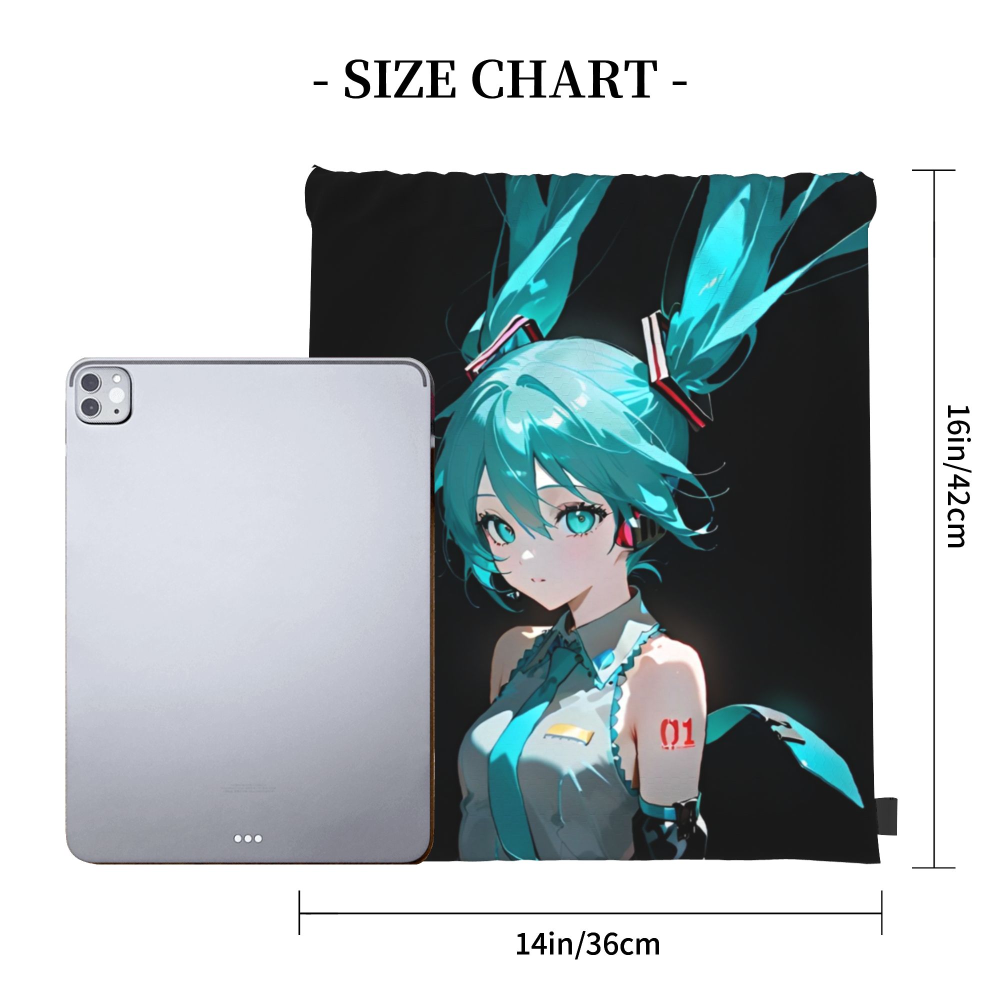 H-Hatsunes Mikus Bag Rugzak me - Drawstring Gym Bag recensie en prijs